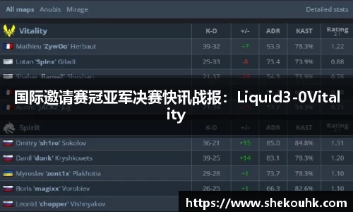 国际邀请赛冠亚军决赛快讯战报：Liquid3-0Vitality